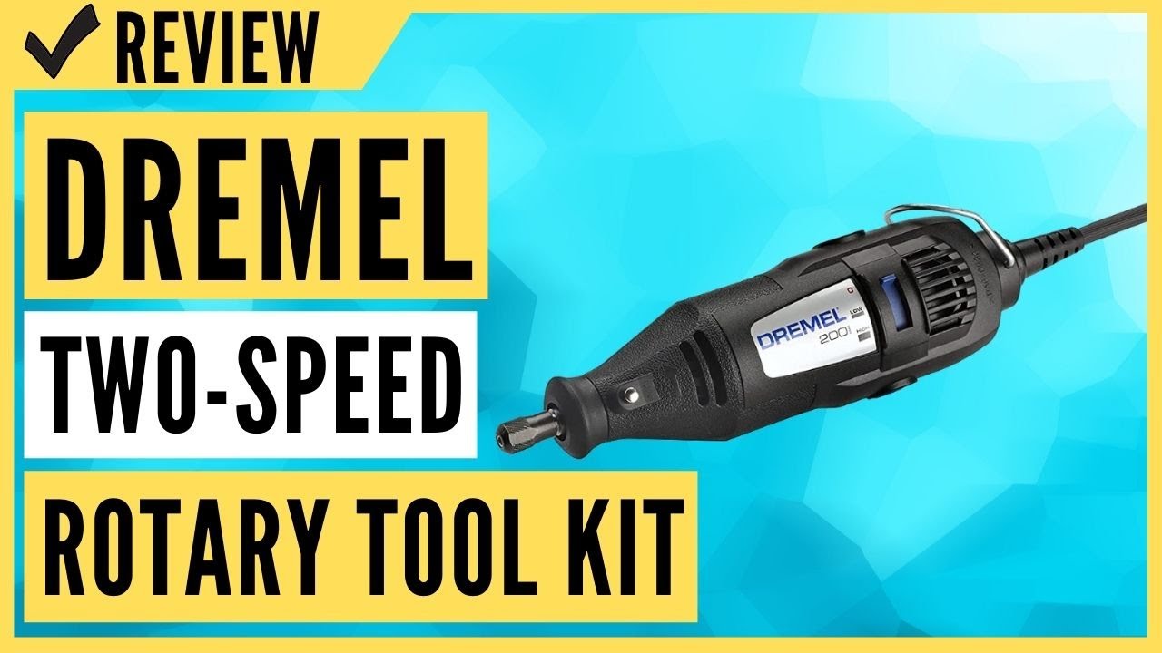 Dremel 2001/15 TwoSpeed Rotary Tool Kit Review YouTube