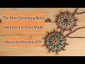 The Most Satisfying Boho Necklace I’ve Ever Made | Macrame Mandala DIY