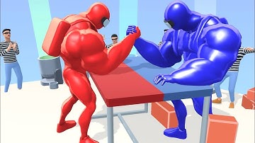 MUSCLE RUSH Game All levels Mobile Gameplay Update Level (1-10)