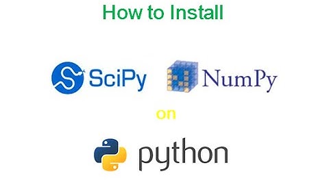 Install NumPy & SciPy on Python for Windows PC (Hassle-free)