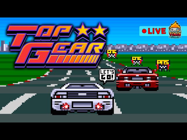 Top Gear do Super Nintendo (matando a saudade) 