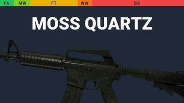 M4A1-S Moss Quartz - Skin Float And Wear Preview