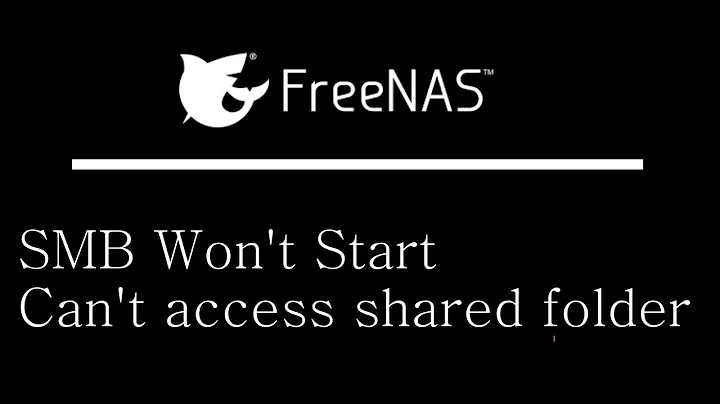 FreeNas How to fix - can't access shared folder