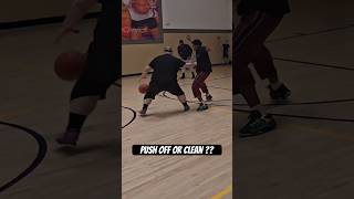 Push off or clean #basketball #pushoff #clean #stepback #tuff #bigboy