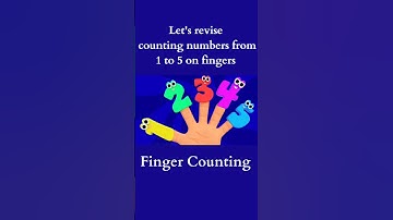 Finger Counting 🖐️| Counting numbers on fingers | Numbers from 1to5 | Numbers | #shorts