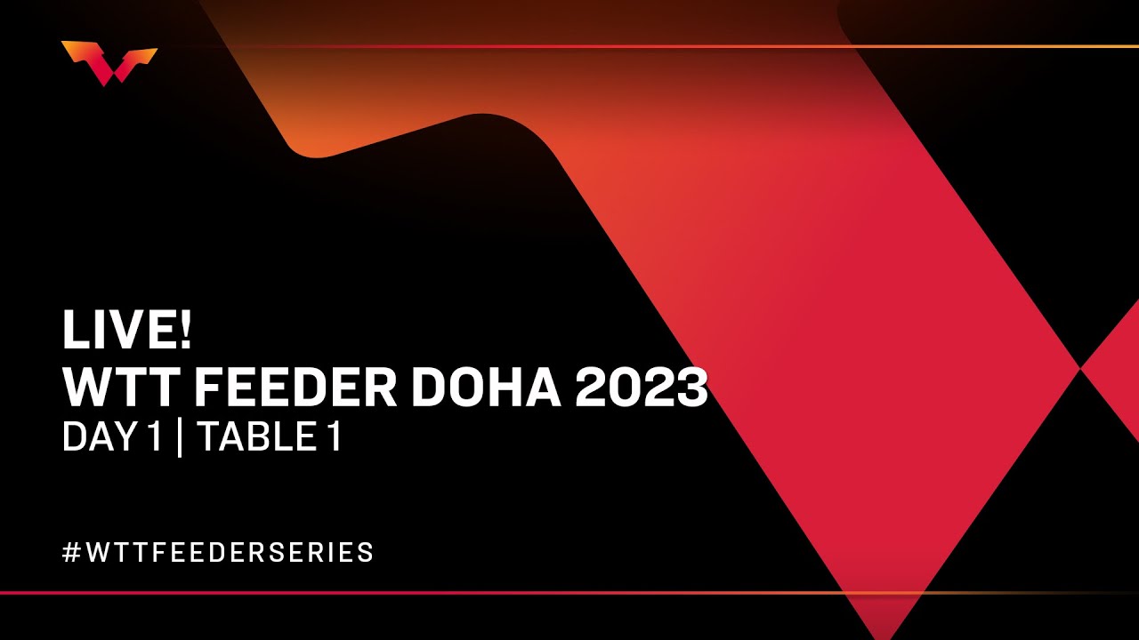 LIVE! T1 Day 1 WTT Feeder Doha 2023