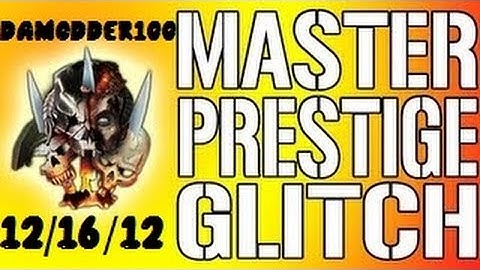 Black Ops 2 - Master Prestige Glitch AFTER PATCH | 10th Prestige Glitch Tutorial | WORKING 12/16/12