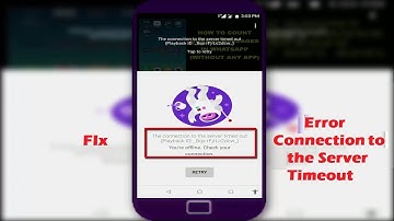 Fix Youtube App Error Connection to the Server Timeout in Android