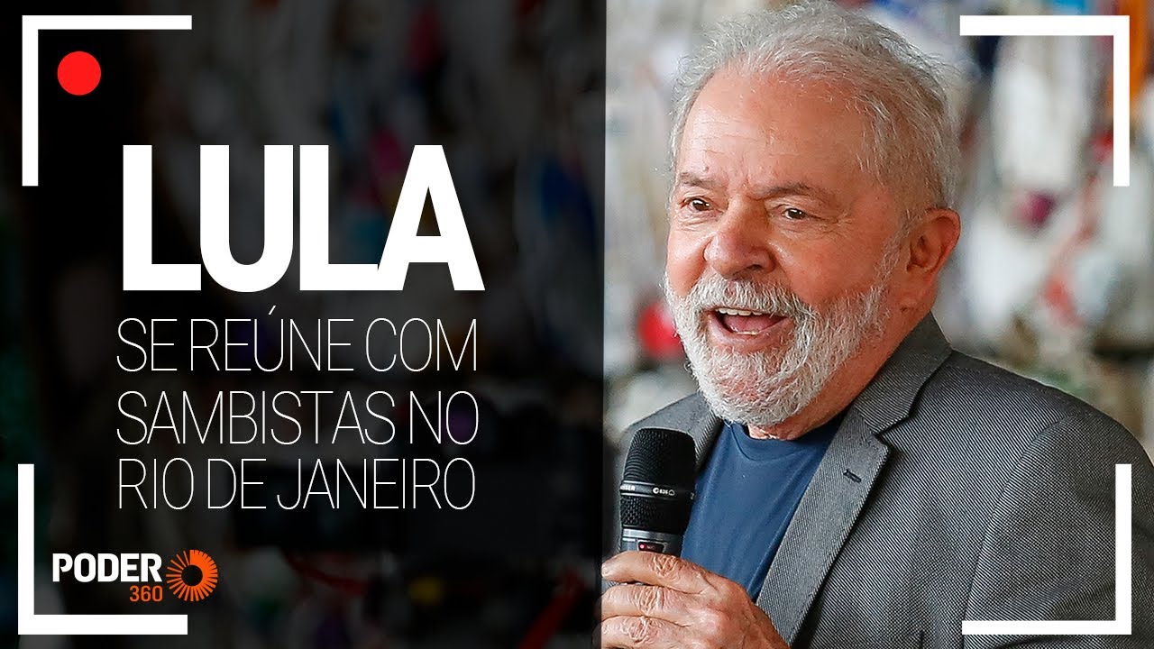 Ao vivo: Lula se reúne com sambistas no Rio de Janeiro