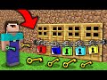 How to find 5 mystical keys to open a longest door in minecraft  100 trolling trap 