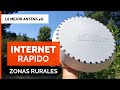 INTERNET en ZONAS RURALES! 📡🌎 LA MEJOR ANTENA 4G LTE (gira y busca señal sola) ✅ Miwire Roudem
