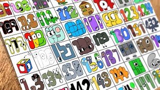 Drawing Number Lore 101-150 How To Draw Number Lore