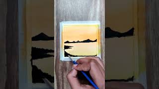 Its Easy To Draw Nature Landscape Painting Watercolor Drawing