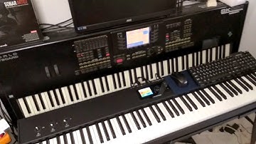 New Home Studio  with SL 88 Studio Midi Keyboard Setup