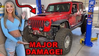 WHAT DID WE BREAK?! Major Trail Damage Reveal on our Jeep!