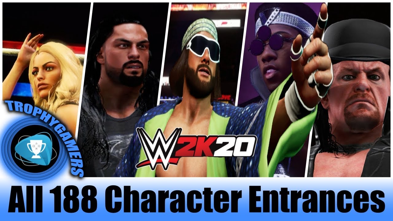 WWE 2K20 All 188 Character Entrances - Full Roster