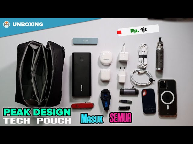 Unboxing Review Peak Design Tech Pouch class=