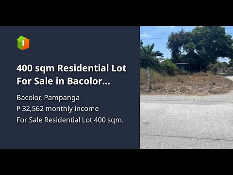 400 sqm Residential Lot For Sale in Bacolor Pampanga