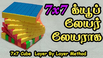 7x7 லேயர் லேயராக சேர்போம் - Layer By Layer Method