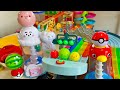 Countless spheres, roll all the way to the galaxy! A sparkling rainbow marble run race 🌈