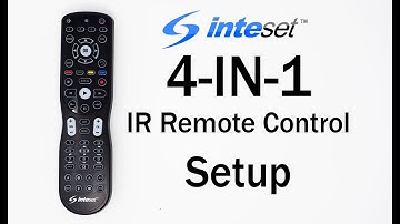 Inteset 4 in 1 Universal Remote - Setup Guide - INT-422