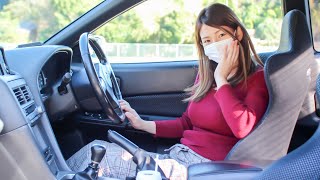 人妻FカップとR34 GT-Rに乗りました。