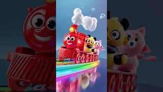 🚂 Cute Toy Train Looping Forever – Satisfying 3D Animation