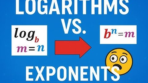Logarithms vs Exponents — The Uno Reverse of Math! | Easy Explanation for Students