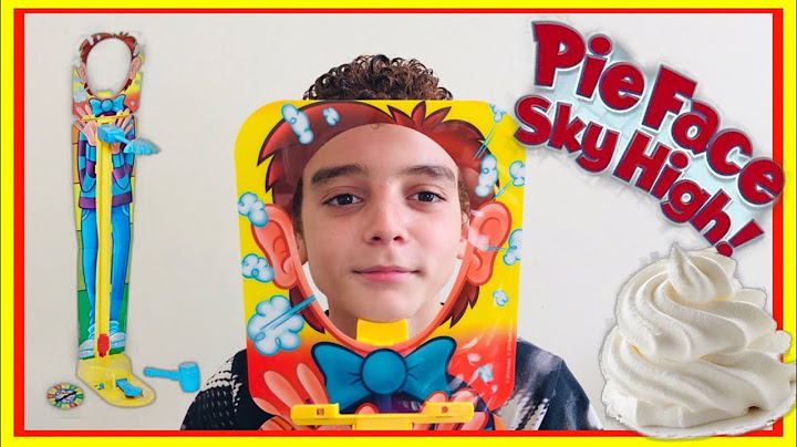 HASBRO PIE FACE SKY HIGH CHALLENGE! FAMILY FUN CHALLENGE!! l Bowie Family Vlogs