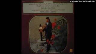 Daniel Bourgue plays 1st part C. M. von Weber Concertino in E minor, Op. 45. Lp record.