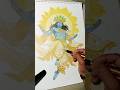 shree krishna drawing//#lordkrishna #drawing #art #sketch #part10 #shorts #timelapse