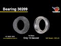 Bearing 30209 1st. Setup, RealTech CNC Machine VD-185