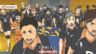 「ＡＭＶ」HAIKYUU!! S2 Opening 2 Fᴜʟʟ【Sub. Español】ＦＬＹ ＨＩＧＨ！！BURNOUT SYNDROMES chords