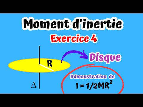 Vidéo: Qu'est-ce que le moment d'inertie d'un disque ?