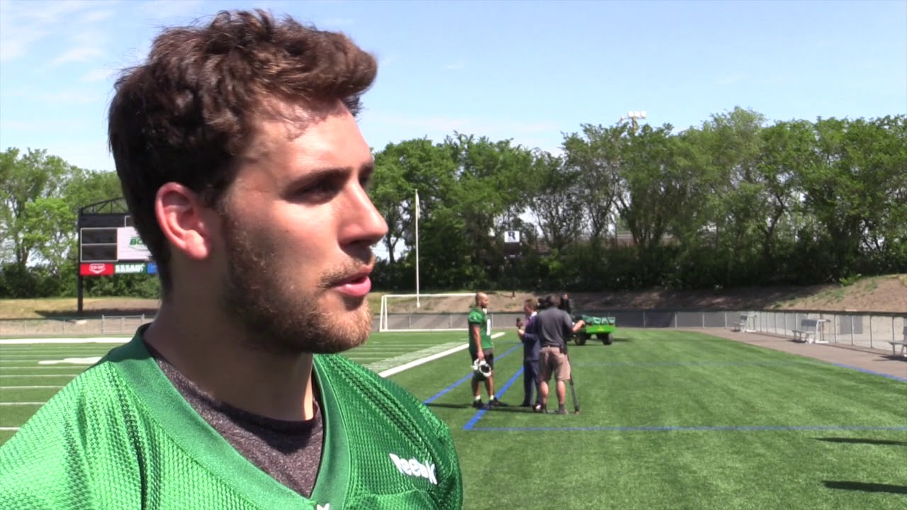 skranke ubemandede Kategori Roughriders long snapper Jorgen Hus talks about his first CFL camp - YouTube