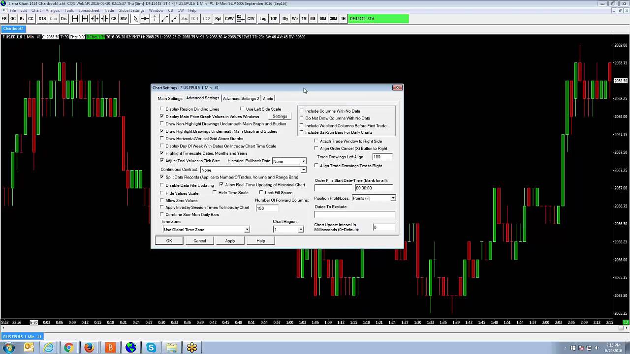 sierra chart how to create continuous contracts youtube amp futures sierra chart