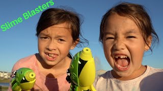 We tried out Ryan ToysReview Slime Blasters! (Ryan’s World Toys) (2019)