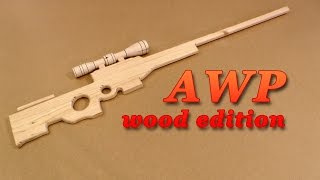 Как сделать awp из дерева