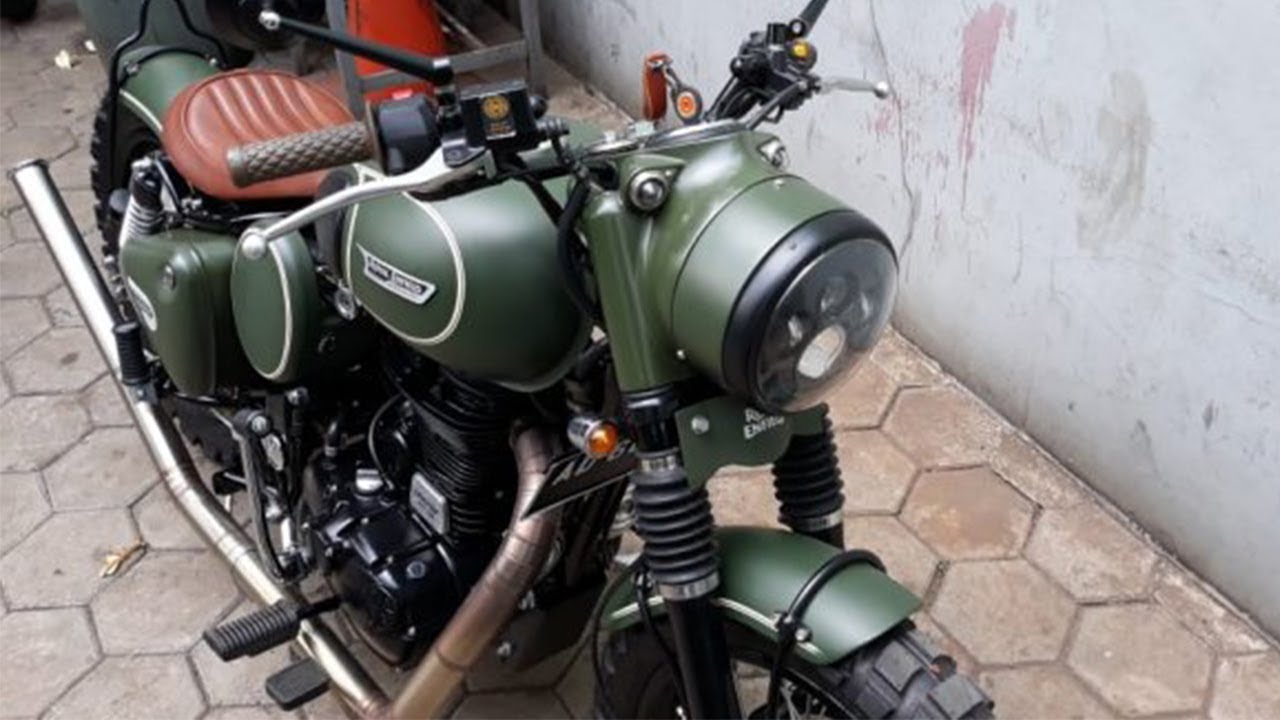 Honda Tiger Dirancang Jadi Motor Bobber Attempt 32 Coklat Garang