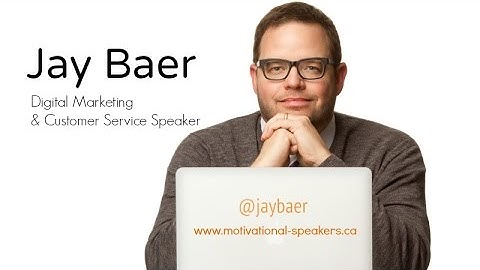 Jay Baer | Speaker Demo | www.motivational-speakers.ca