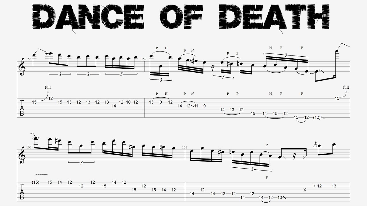 Dance of death - Iron Maiden for piano Sheet music for Piano (Solo