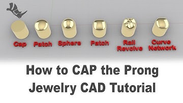 3D Modeling Different Type of Prong Tip-Jewelry CAD Design Tutorial with Rhinocerose 7 #350
