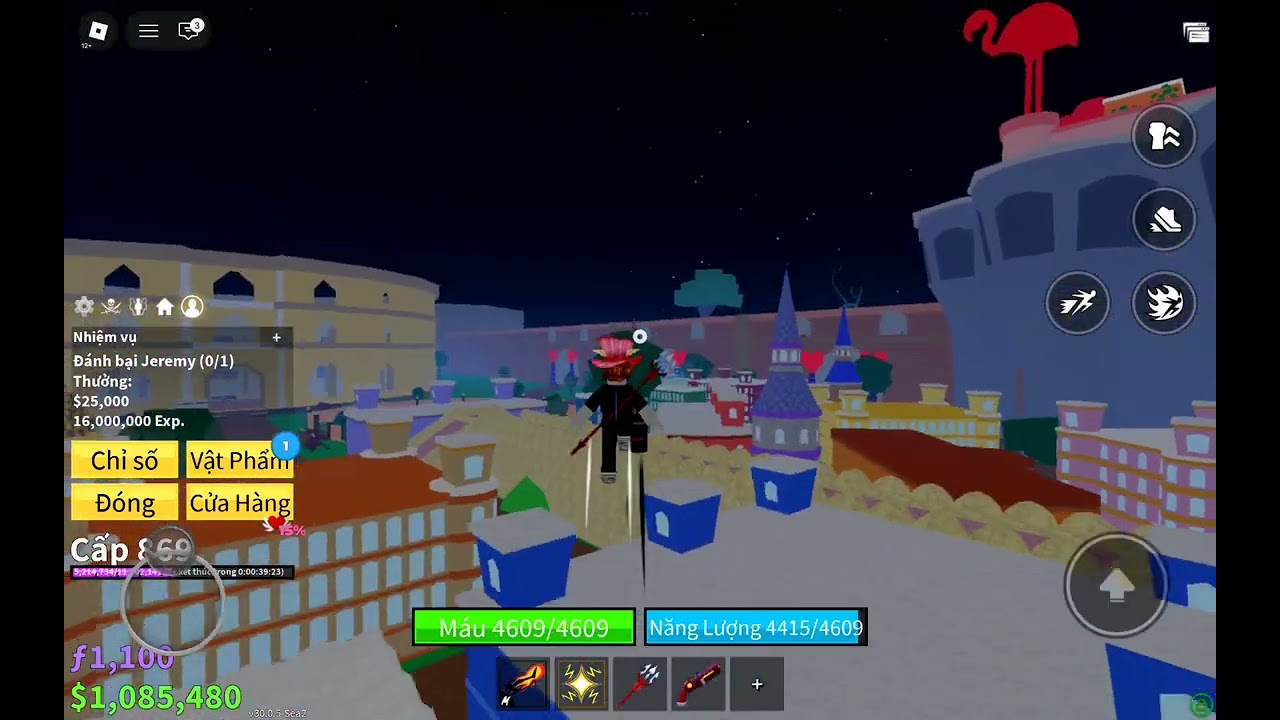 hôm nay cày cấp khá cao 