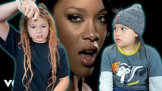 Kids REACT Rihanna - Umbrella ft. JAY-Z (2008)