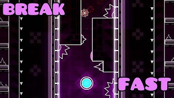 “break fast” by GDmaslo (ALL COINS) | Geometry Dash Daily Level #320 