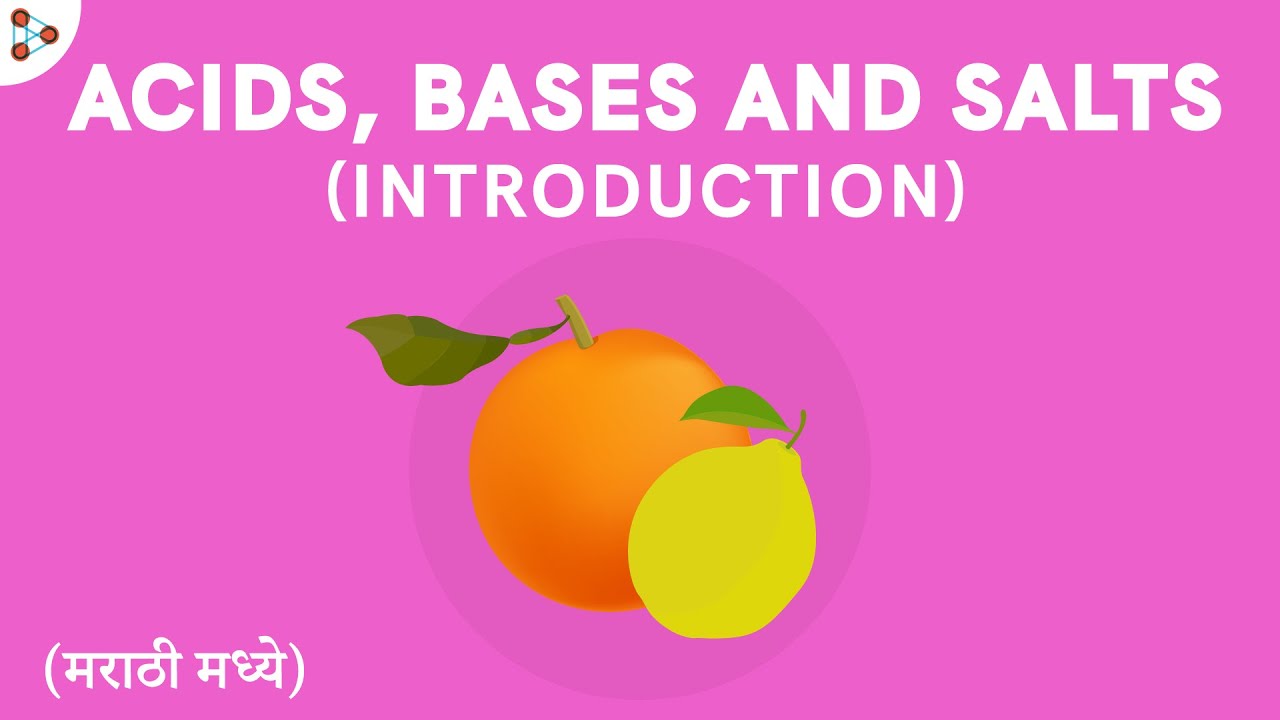 Acid Bases and Salts Lesson 01 Basics in Marathi (मराठी मध्ये