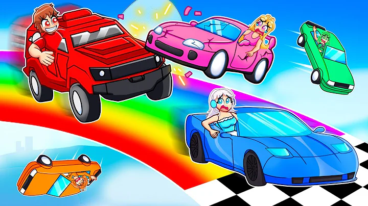 1v1 RACE On A RAINBOW In GTA 5...