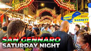 Walking Feast of San Gennaro 2021 on Saturday Night