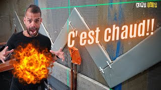 🔥LA POSE EN BÂTON ROMPUS AU MUR!RÉNOVATION salle de bain partie 2🔥