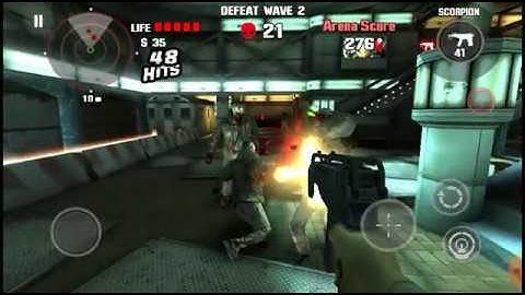 DEAD TRIGGER Gameplay (Short Version) : Arena - Bloody Subway (Scorpion Only) Part.3